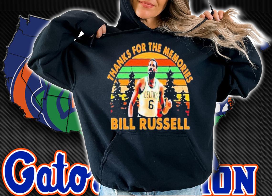 Bill Russell Thanks For The Memories Vintage Shirt t-shirt