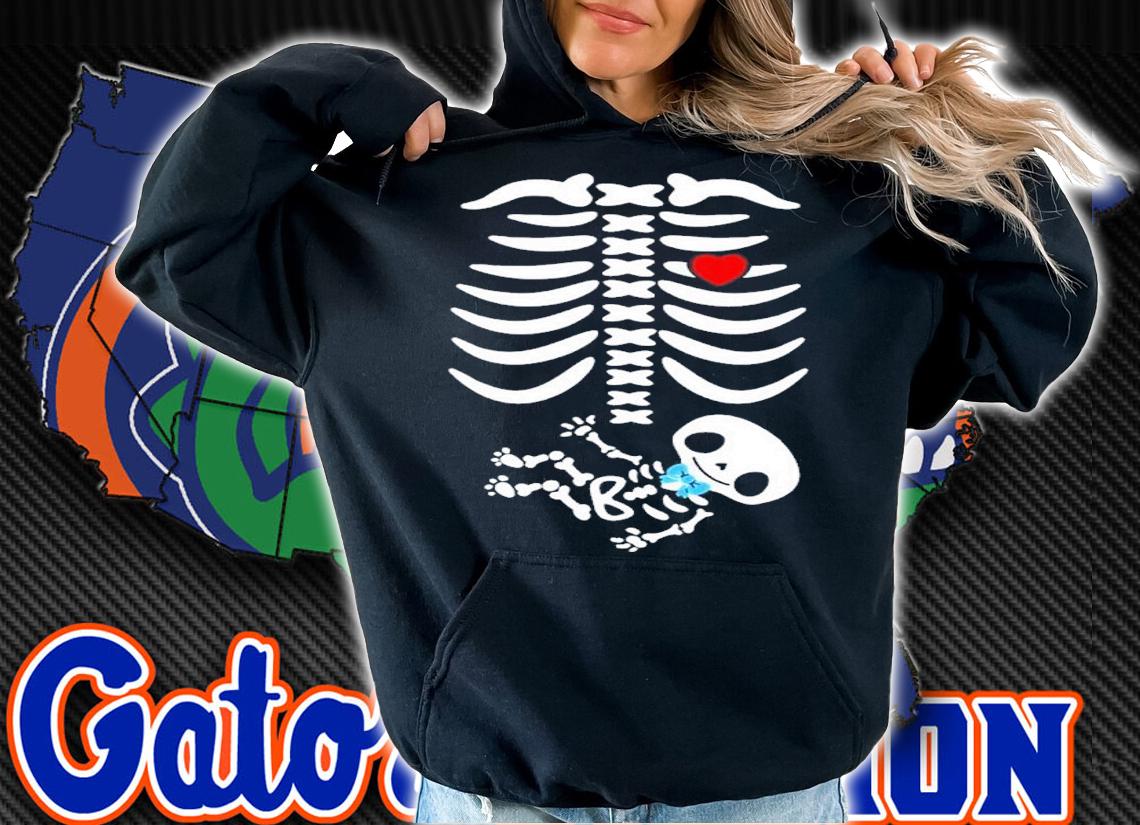 Halloween Pregnancy Maternity Pregnant Halloween Skeleton Shirt t-shirt hoodie