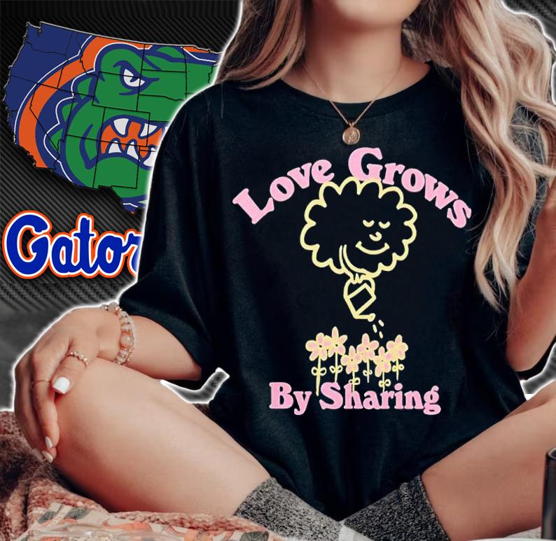 Something Bigger Love Grows By Sharing shirt t-shirt