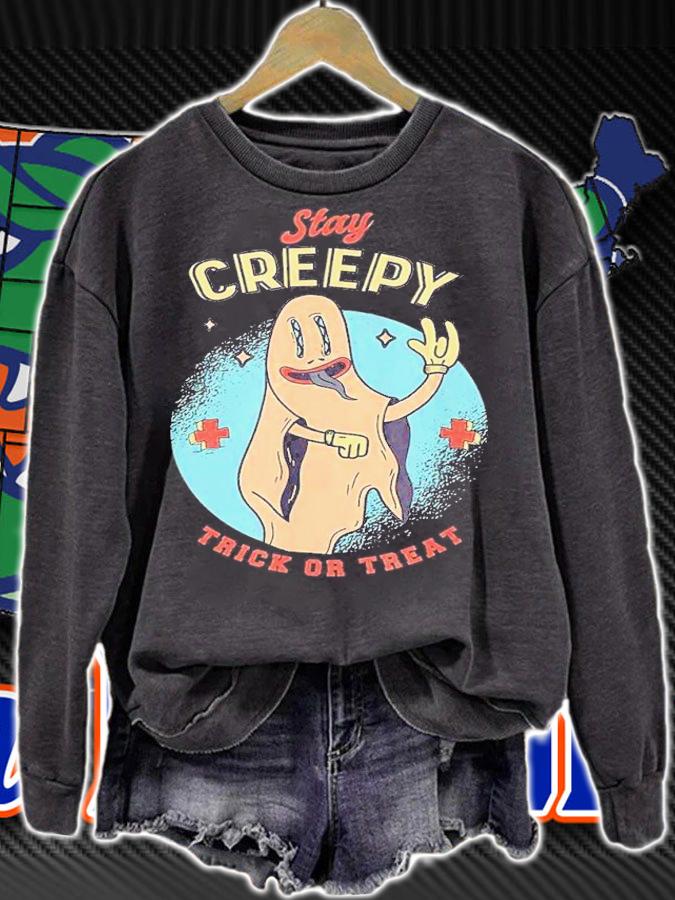 Stay Spooky Cute Creepy Ghost Halloween Trick or Treat Spooky Ghost shirt t-shirt