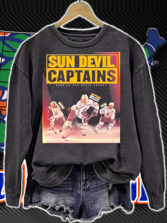 Sun Devil Captains 2022-2023 Of Sun Devil Hockey Shirt t-shirt