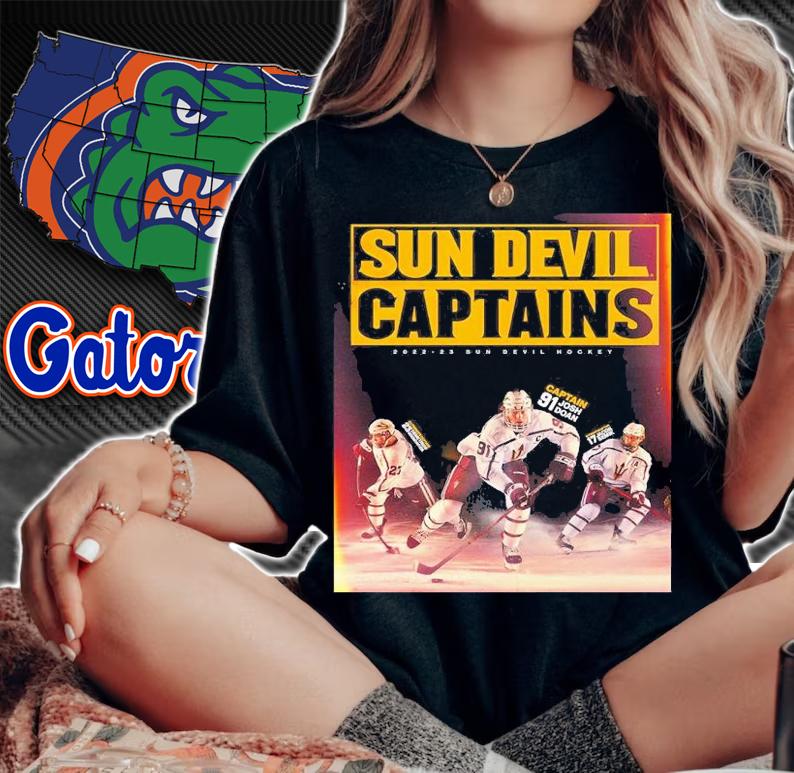 Sun Devil Captains 2022-2023 Of Sun Devil Hockey Shirt t-shirt