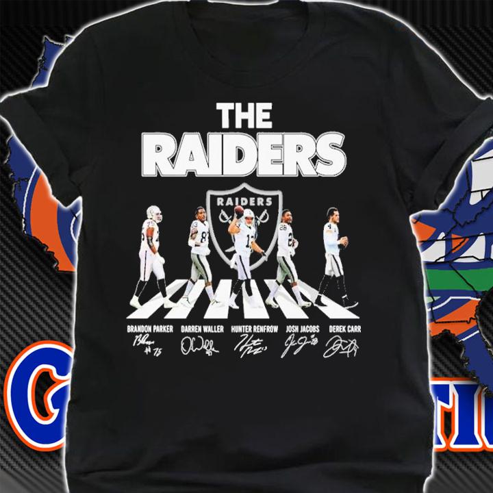 The Raiders Abbey Road Signatures Shirt t-shirt