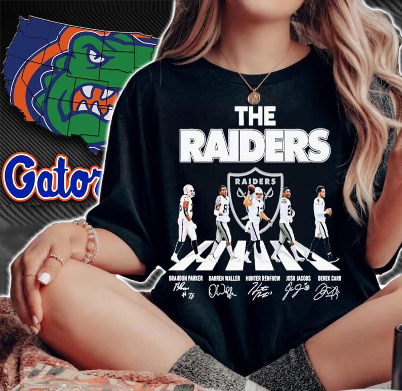 The Raiders Abbey Road Signatures Shirt t-shirt