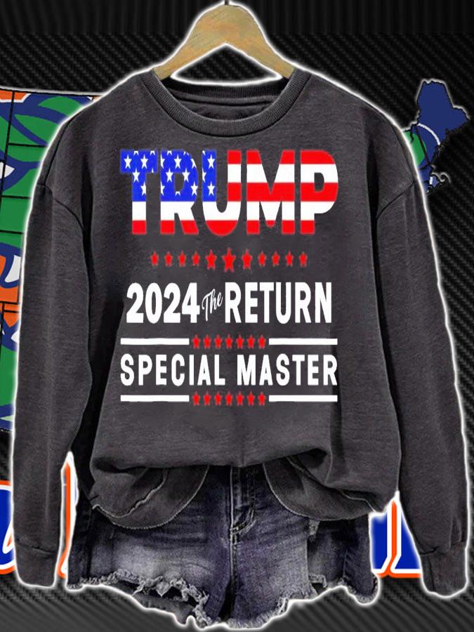Trump Special Master 2024 Election Pro Trump MAGA Us Flag T-Shirt t-shirt sweatshirt