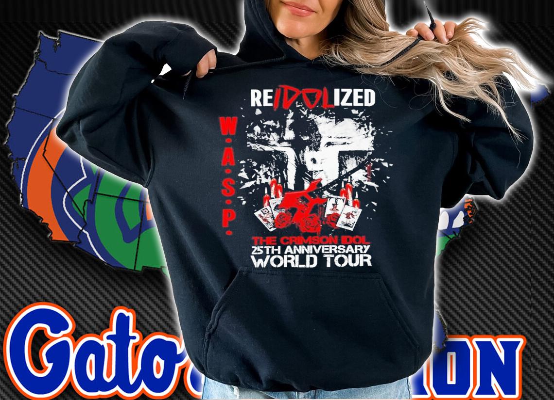 Wasp Reidolized The Crimson Idol 25th Anniversary Velveteen Plush Blanket Shirt t-shirt hoodie