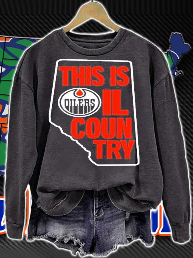 Edmonton Oilers This Is Oil Country T-Shirt t-shirt sweatshirt