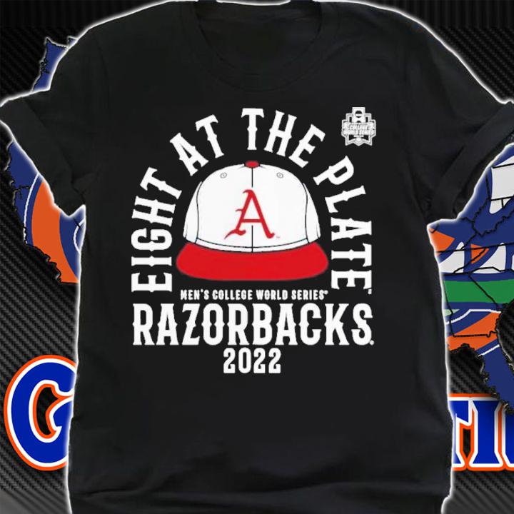 Fight At The Plate Men's College World Arkansas Razorbacks Rebels 2022 Shirt t-shirt
