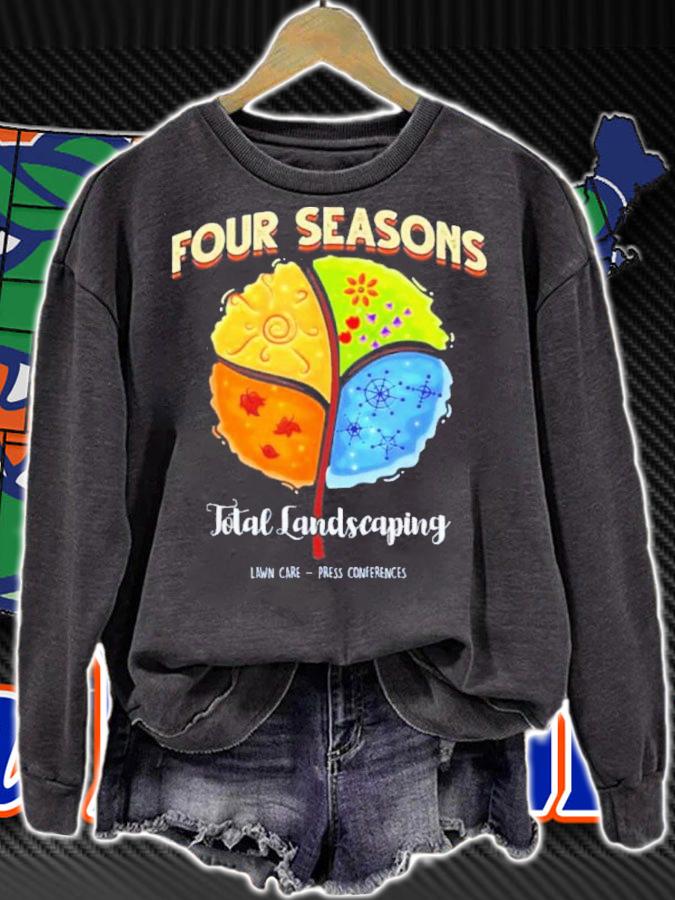 Four Seasons Landscaping Funny Plant Shirt t-shirt