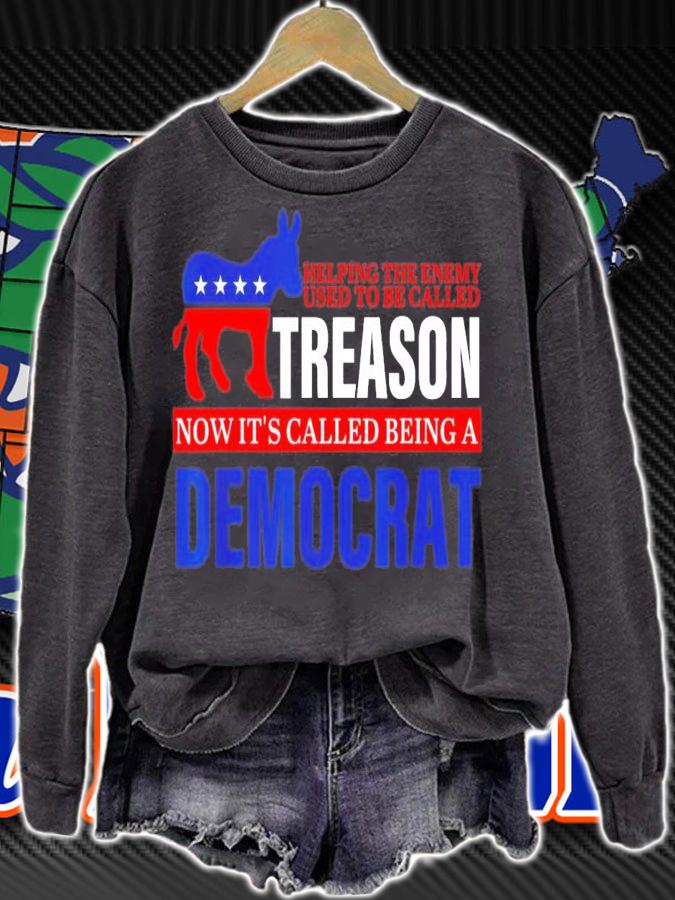 Helping The Enemy Used To Be Called Treason Apparel T-Shirt t-shirt sweatshirt