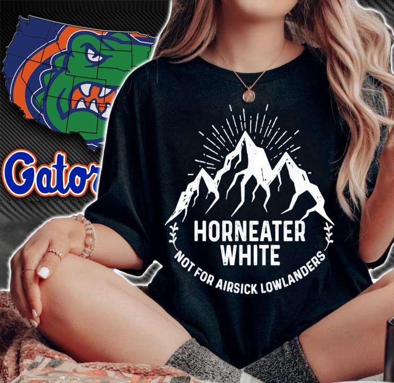 Horneater White Not For Airsick Lowlanders T-Shirt t-shirt woman shirt