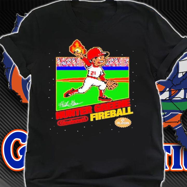 Hunter Greene Cincinnati Fireball Signature Shirt t-shirt shirt