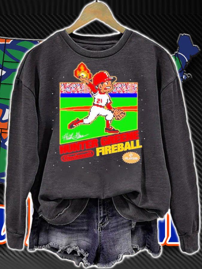 Hunter Greene Cincinnati Fireball Signature Shirt t-shirt sweatshirt