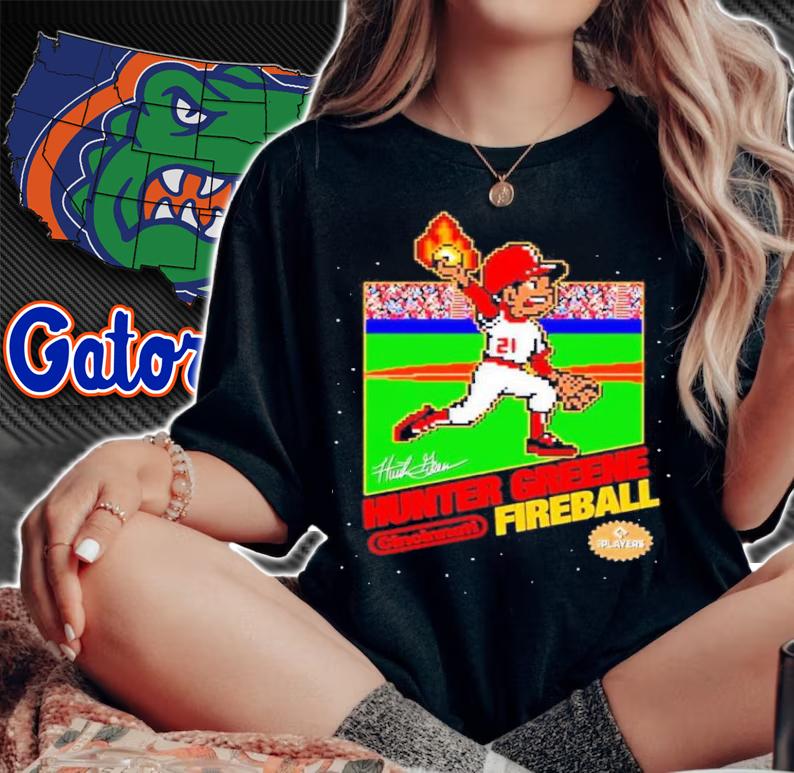 Hunter Greene Cincinnati Fireball Signature Shirt t-shirt woman shirt