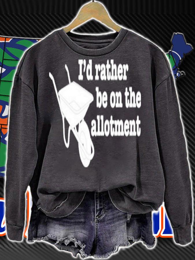 Jeremy Corbyn I'd Rather Be On The Allotment Shirt t-shirt sweatshirt