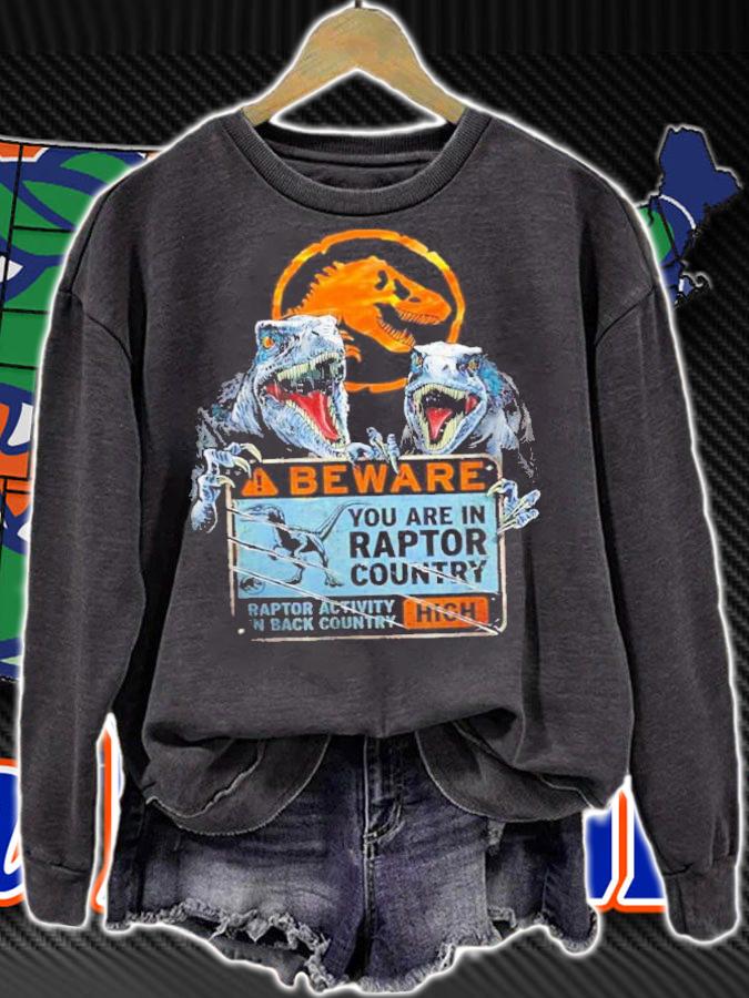 Jurassic Park Jurassic World Dominion Beware You Are In Raptor Country Shirt t-shirt