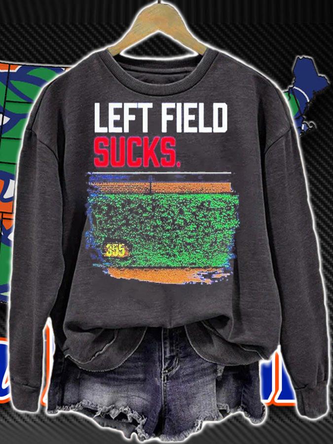 Left Field Sucks Chicago Northside Chicago Baseball T-Shirt t-shirt
