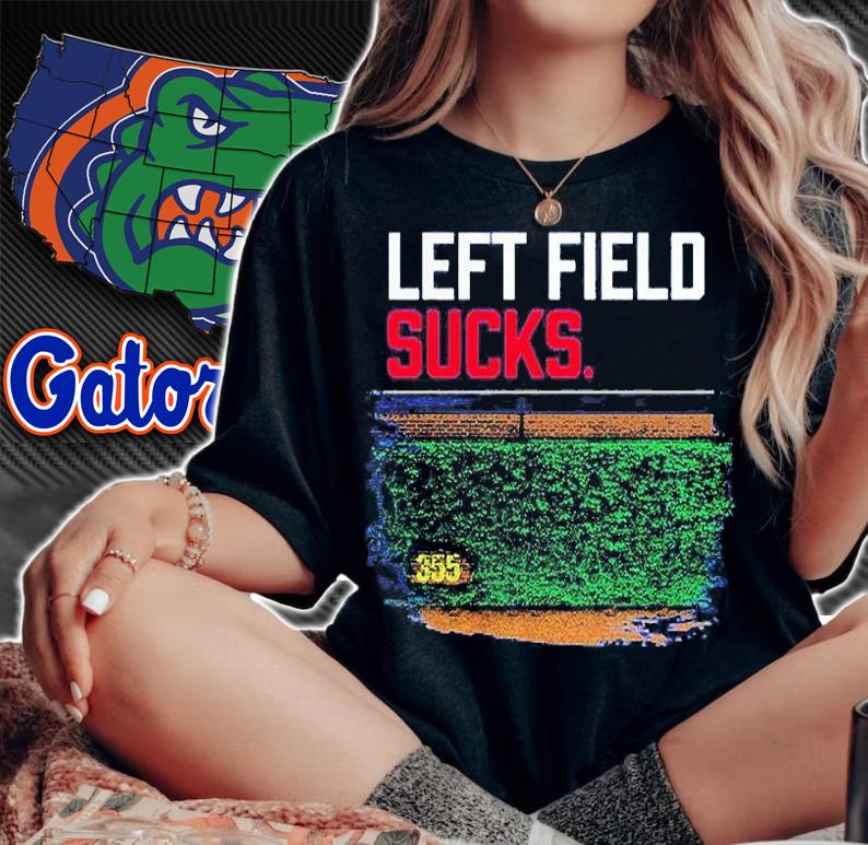 Left Field Sucks Chicago Northside Chicago Baseball T-Shirt t-shirt