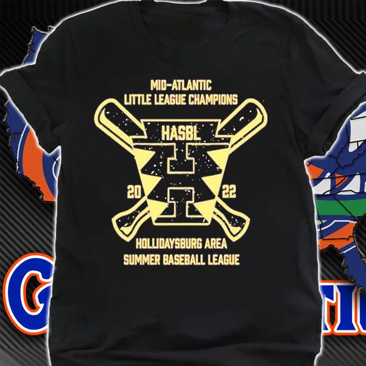 Mid-Atlantic Little League Champions Hollidaysburg Area Summer Baseball League 2022 Shirt t-shirt
