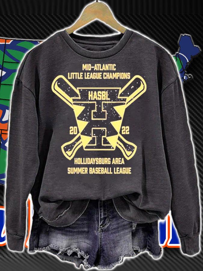 Mid-Atlantic Little League Champions Hollidaysburg Area Summer Baseball League 2022 Shirt t-shirt