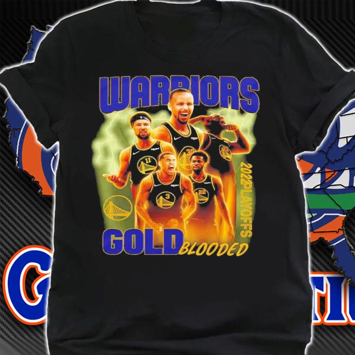 NBA Finals Golden State Warriors Gold Blooded Team T-Shirt t-shirt