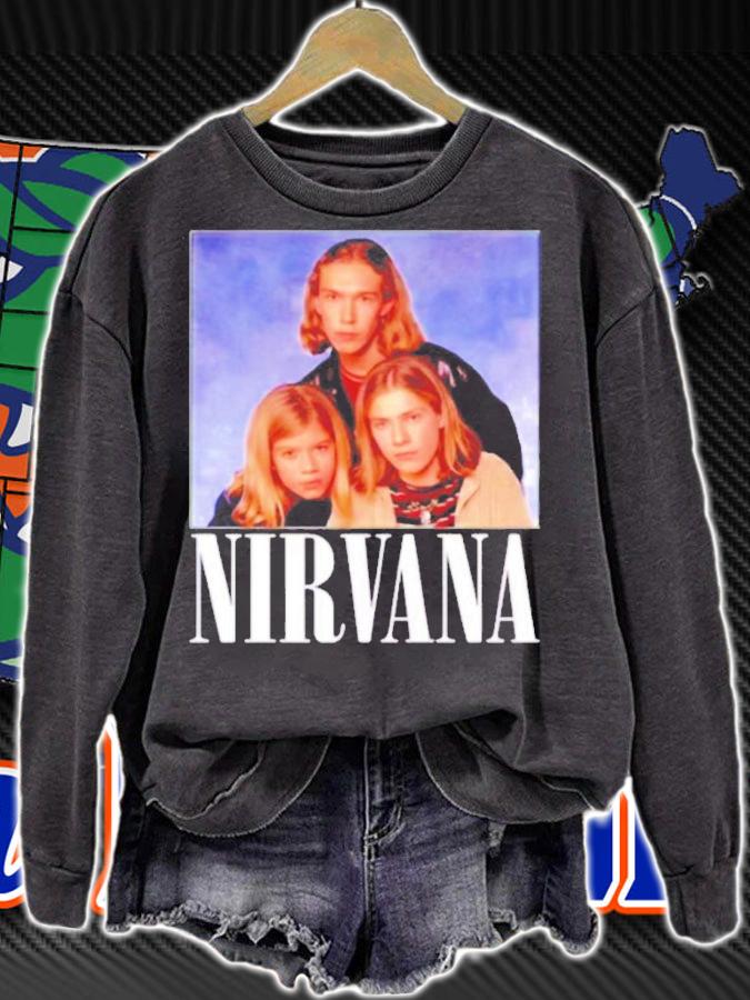 Nirvana Hanson 90s 1993 Band Tour Shirt t-shirt