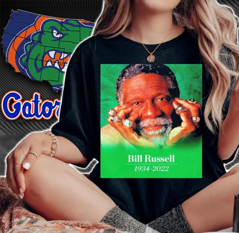 RIP Bill Russell 1934-2022 Legends Never Die Shirt t-shirt