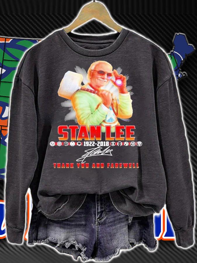Stan Lee 1922 2018 thank you and farewell signature shirt t-shirt