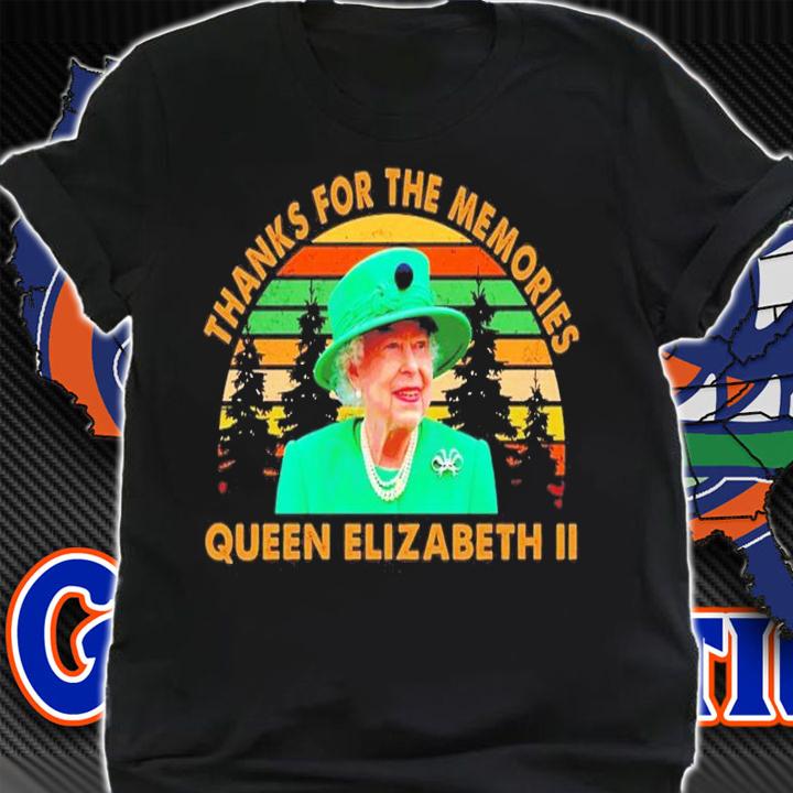 Thanks For The Memories The Queen Elizabeth II 1926-2022 Vintage T-Shirt t-shirt shirt