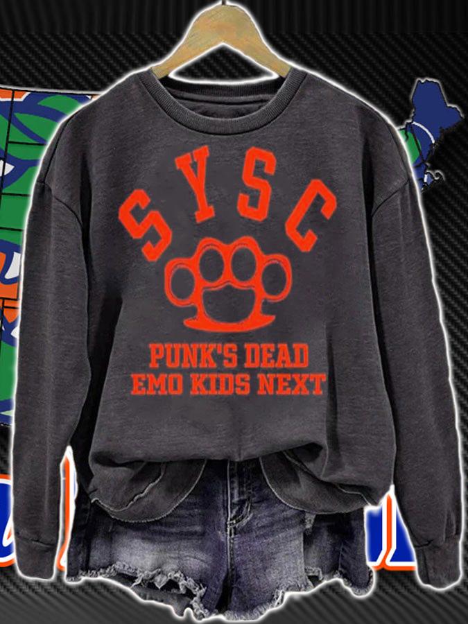 Sysc Punk's Dead Emo Kids Next Shirt t-shirt