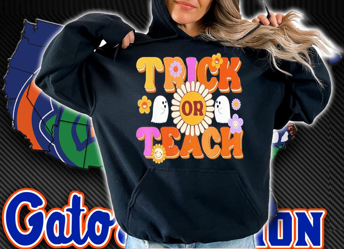 Teacher Halloween Trick Or Teach Ghost Teacher Halloween Shirt t-shirt