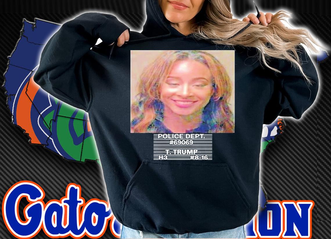 Teanna Trump Mug Shot Straw Hat Rios Straw Hat Rios Police Dept 69069 T Trump H3 18 16 T-Shirt t-shirt hoodie