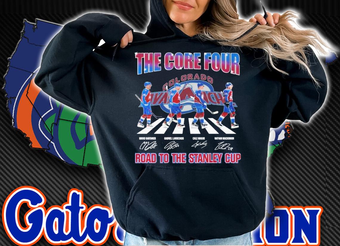 The Core Three Colorado Avalanche Road To The Stanley Cup Signatures T-Shirt t-shirt hoodie
