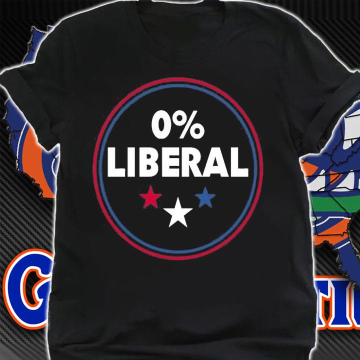 0% Liberal Shirt Anti Biden Government Anti Biden T-Shirt t-shirt shirt
