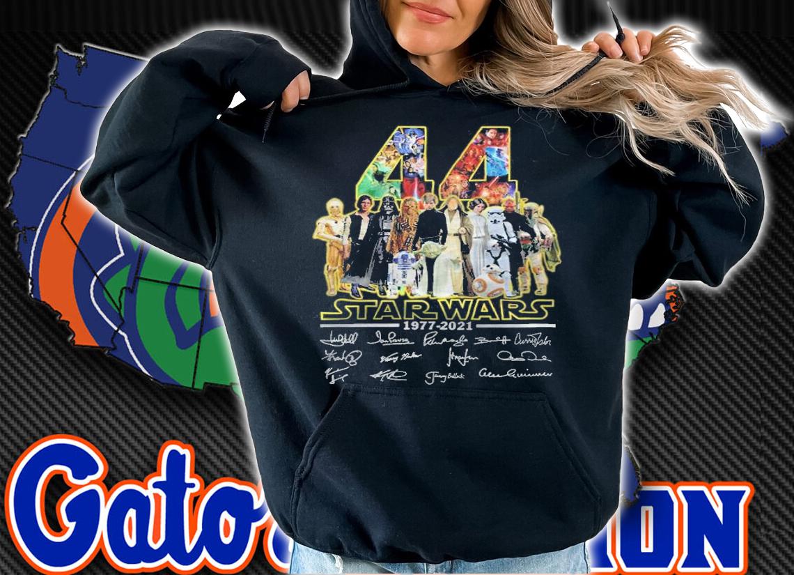 44 Years Star Wars 1977-2021 Signatures Shirt t-shirt