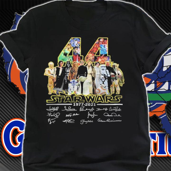 44 Years Star Wars 1977-2021 Signatures Shirt t-shirt