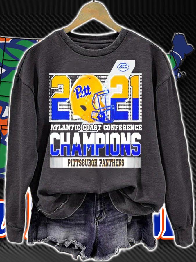 2021 ACC Atlantic Coast Conference Champions Pittsburgh Panthers Shirt t-shirt sweatshirt