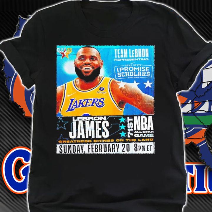2022 Lebron James X I Promise Scholars NBA All-star Game Shirt t-shirt shirt