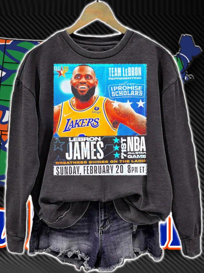 2022 Lebron James X I Promise Scholars NBA All-star Game Shirt t-shirt sweatshirt