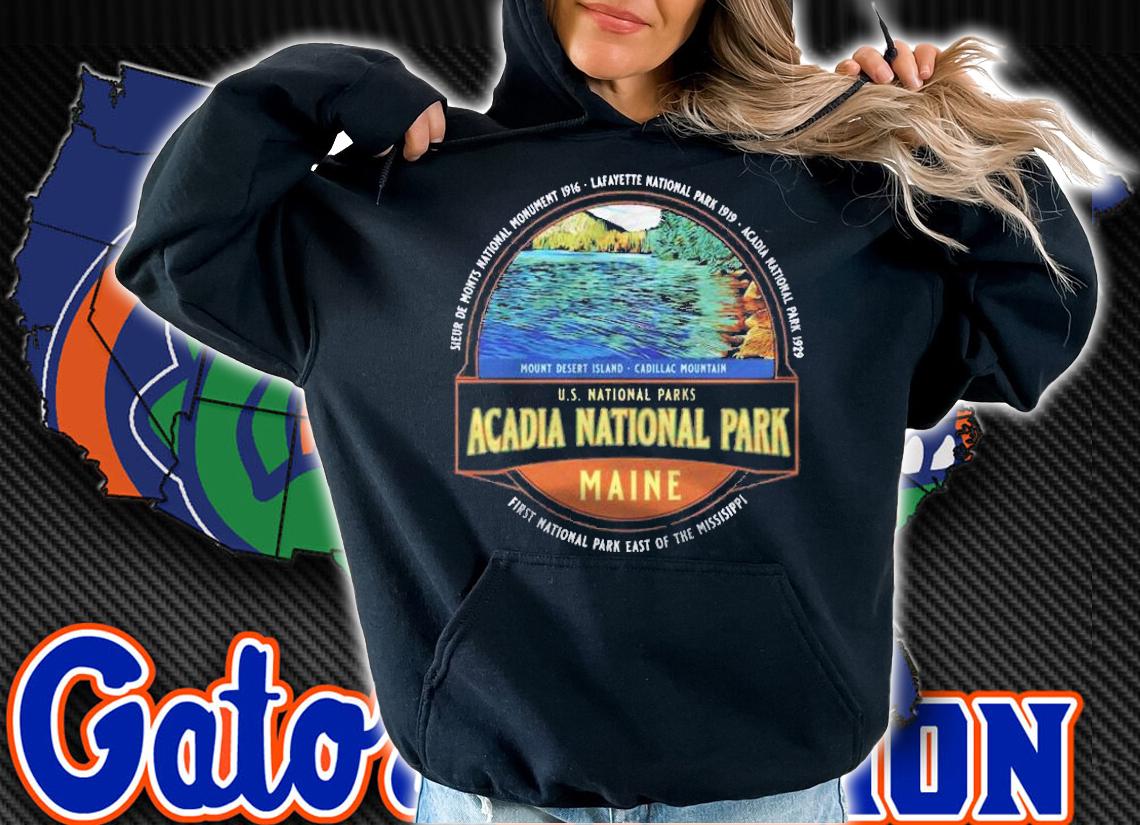Acadia National Park Maine Hiking Camping Vacation Souvenir Shirt t-shirt hoodie