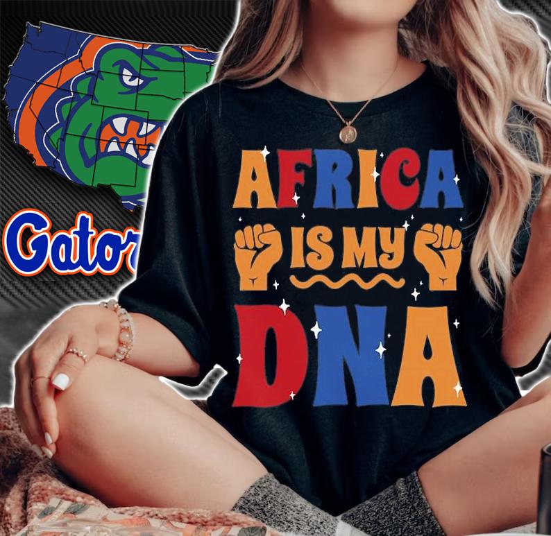 Africa Is My DNA Fist T-Shirt t-shirt woman shirt