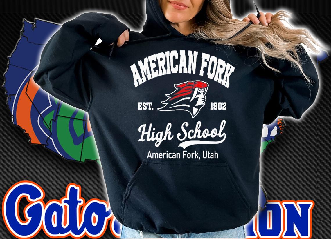 American Fork Est 1902 High School American Fork Utah T-Shirt t-shirt hoodie