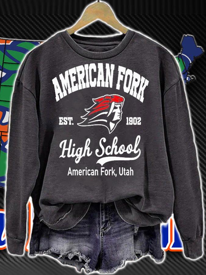 American Fork Est 1902 High School American Fork Utah T-Shirt t-shirt sweatshirt