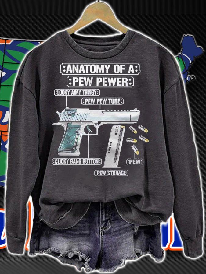 Anatomy Of A Pew Pewer Ammo Gun Funny Gun Lover Shirt t-shirt