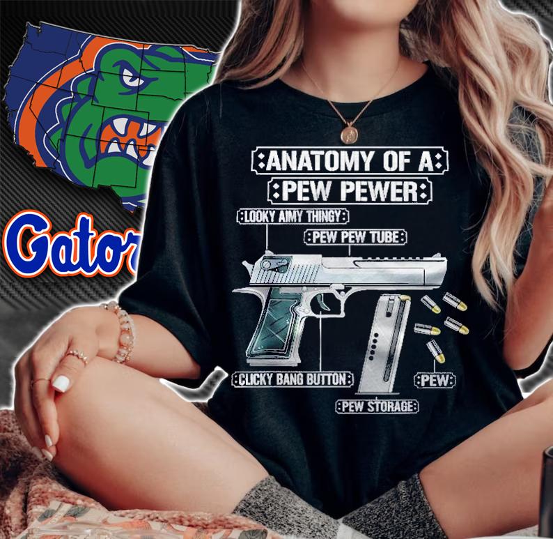Anatomy Of A Pew Pewer Ammo Gun Funny Gun Lover Shirt t-shirt