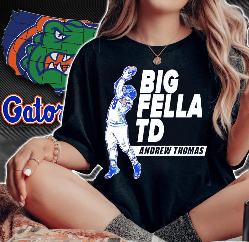 Andrew Thomas New York Giants Football Big Fella TD Shirt t-shirt