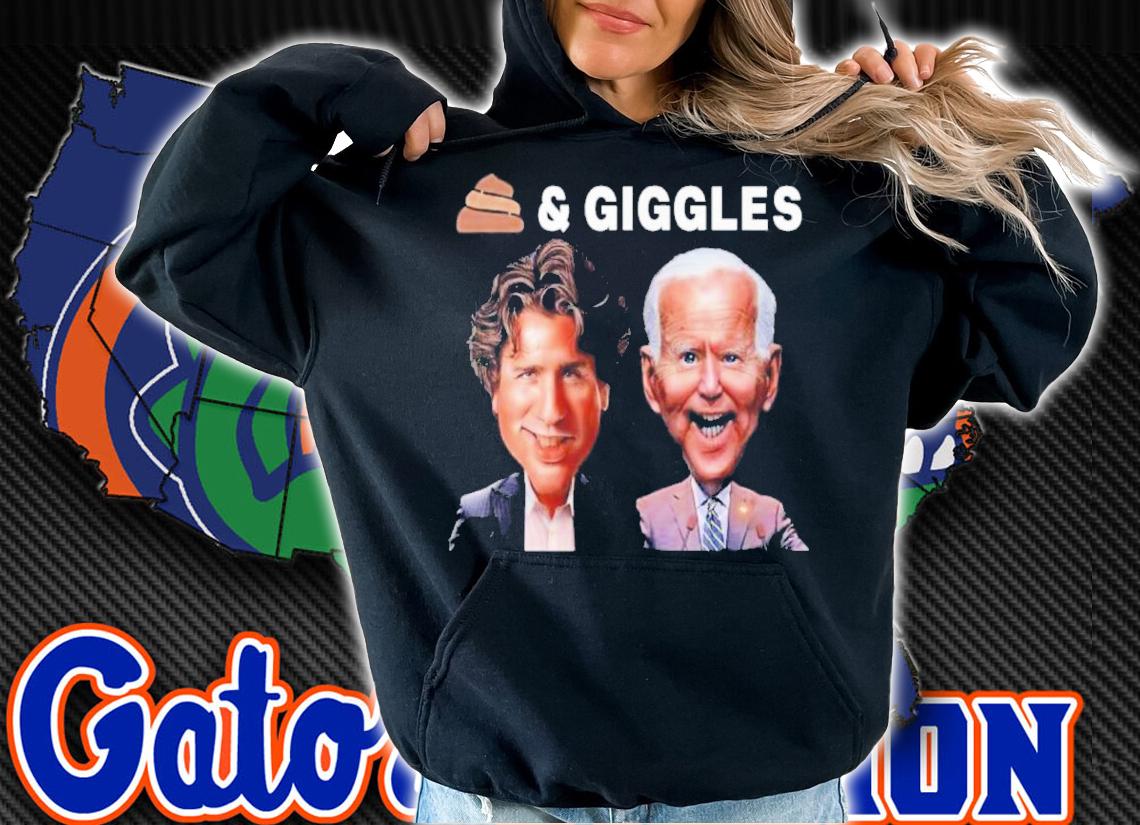 Anti Biden Trudeau Shits 'N Giggles Political Shirt t-shirt