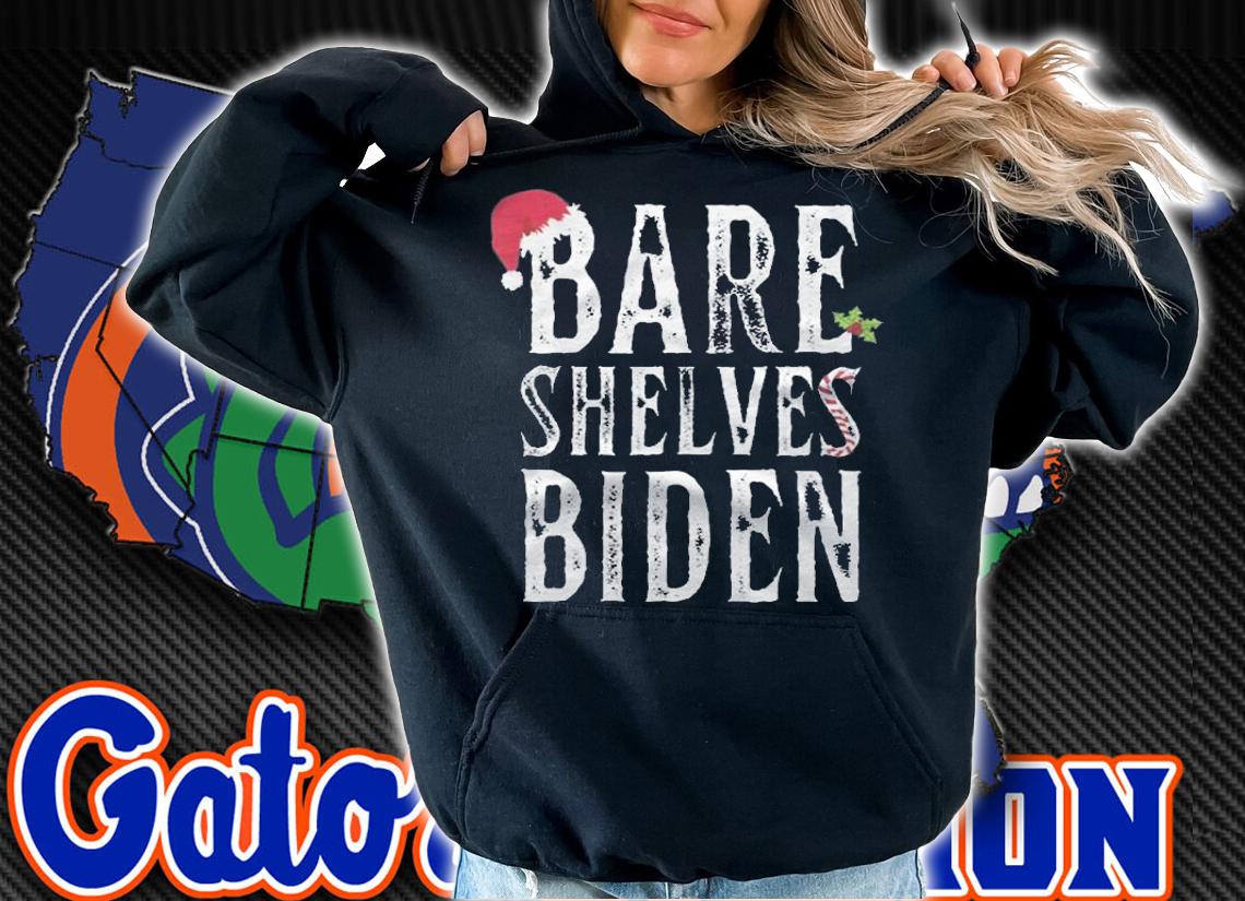 Anti President bare Shelves Biden Funny Meme Christmas T-Shirt t-shirt hoodie