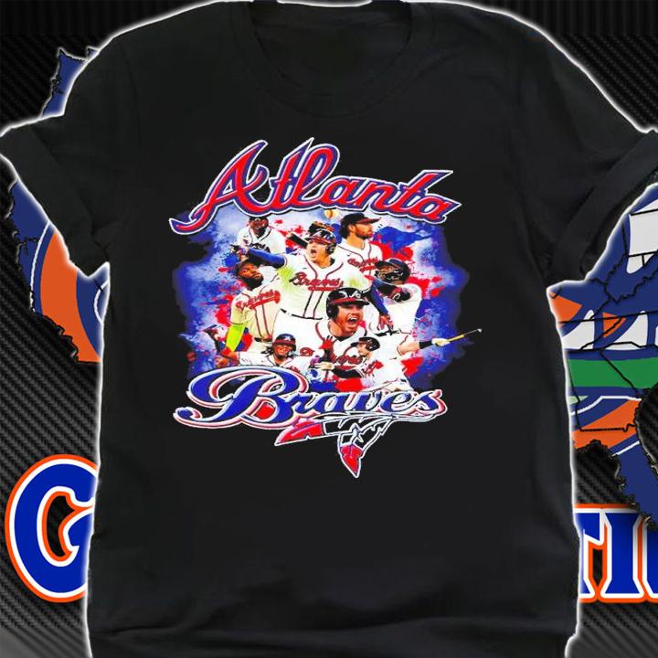 Atlanta Braves player all team shirt t-shirt