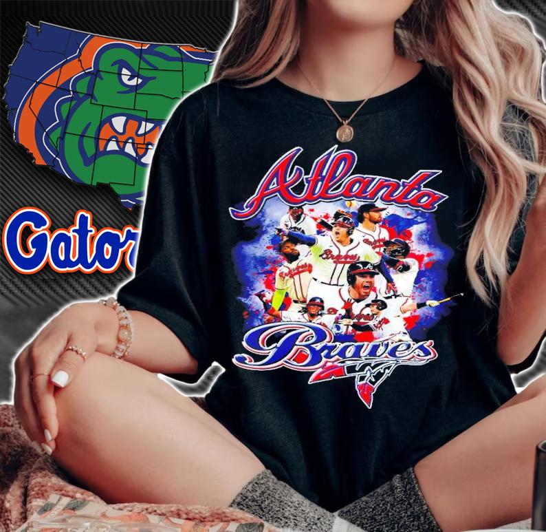 Atlanta Braves player all team shirt t-shirt